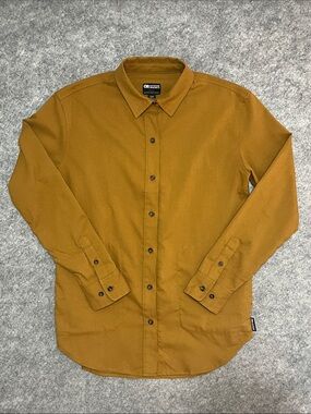 Outdoor Research Men's Button-Down Shirt - Mustard Yellow